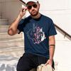 Japanese Blossom Print Unisex Unisext Tshirt Summer Autumn Daily Outor Sports Casual Loose Street Shortsleeve 2026 New Model