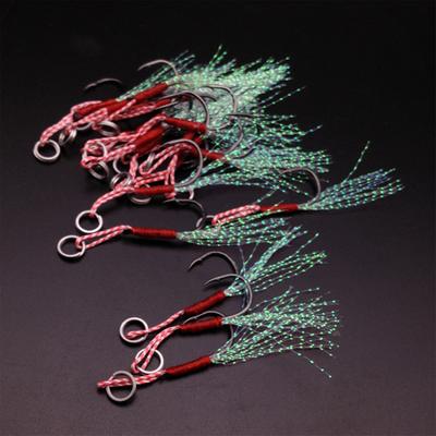 10PCS Professional Fishing Hooks Durable Binding Wire Hooks Fishing Tackle for Freshwater Seawater Fishing