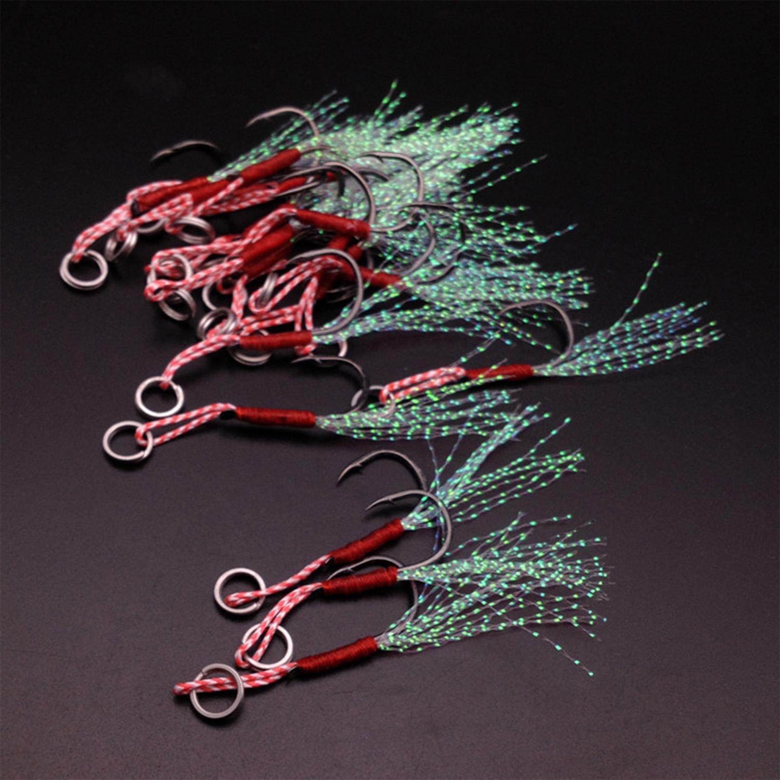 10PCS Professional Fishing Hooks Durable Binding Wire Hooks Fishing Tackle for Freshwater Seawater Fishing No.12