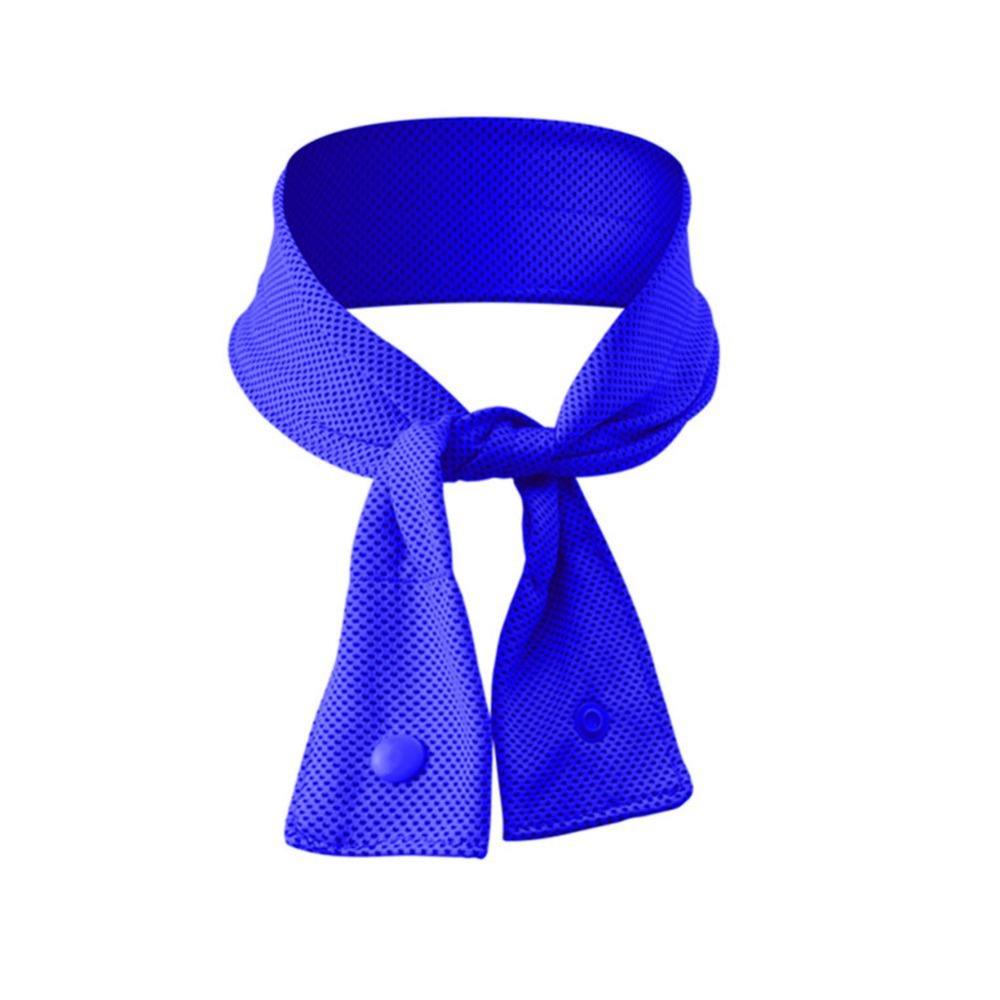 Quick Dry Cooling Ice Scarf Lightweight Cooling Towel Sports Sweat Towel Outdoor Activities синий