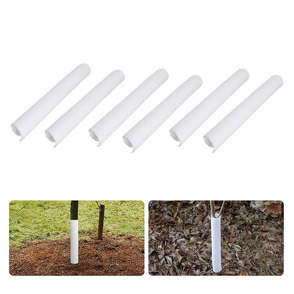 Tree or Plastic Tree Bark or Wrap Grow Tubes to Saplings Plants From De Cats Rodents Mow s