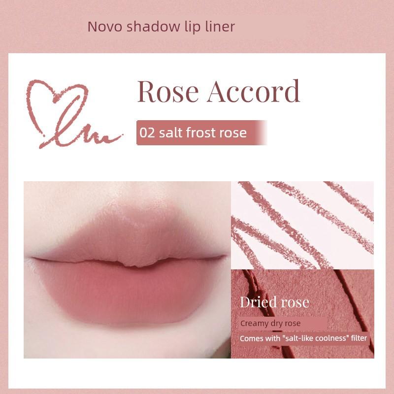 Novo Lip Liner Waterproof Long-Lasting Non-Fading Nude Color Natural Lip Shaping Contour Lipstick Pen for Women To Outline Lip Shape