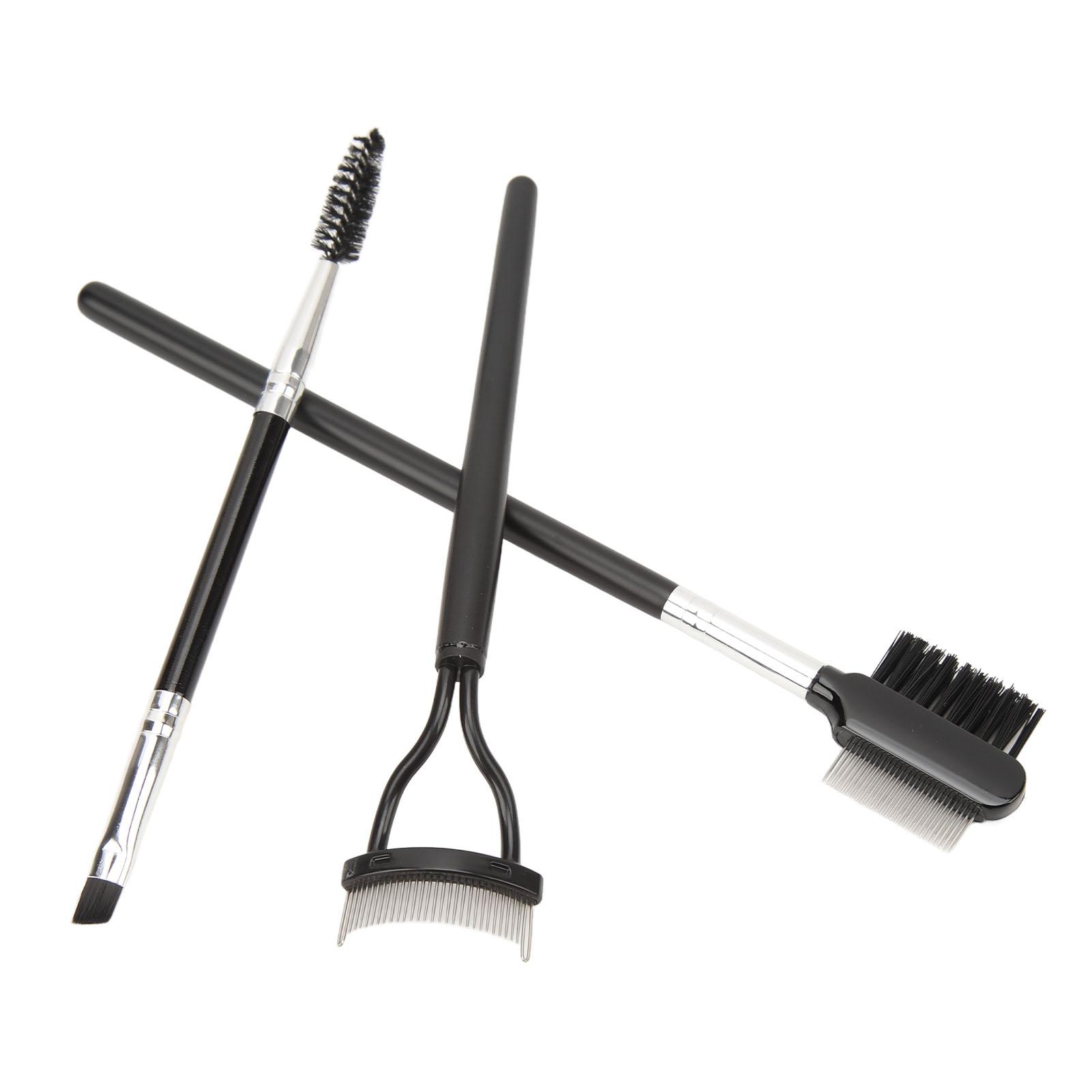 

3 шт. расческа для ресниц, разделитель для ресниц, женский, для девочек, двухсторонний набор кистей для бровей и ресниц, косметический инструмент