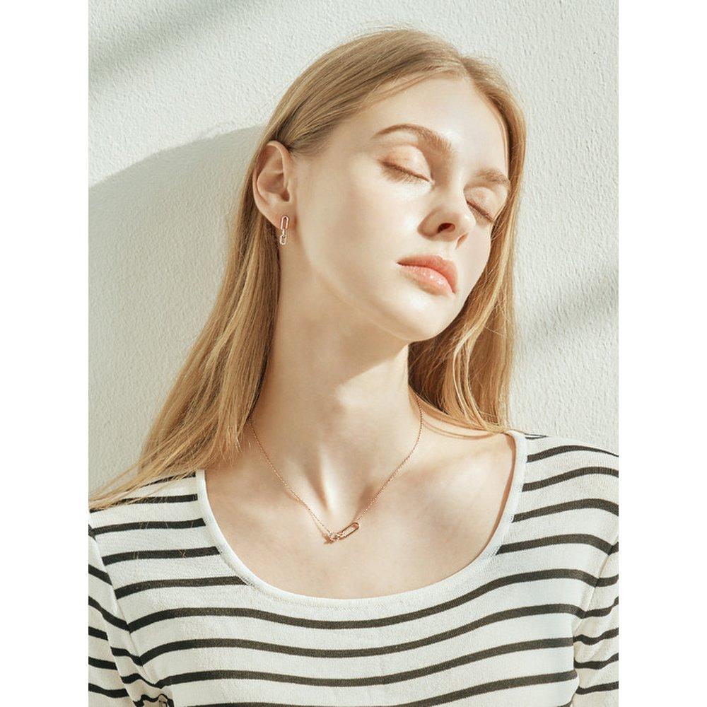 Point Clip Drop Necklace Elbrnn178