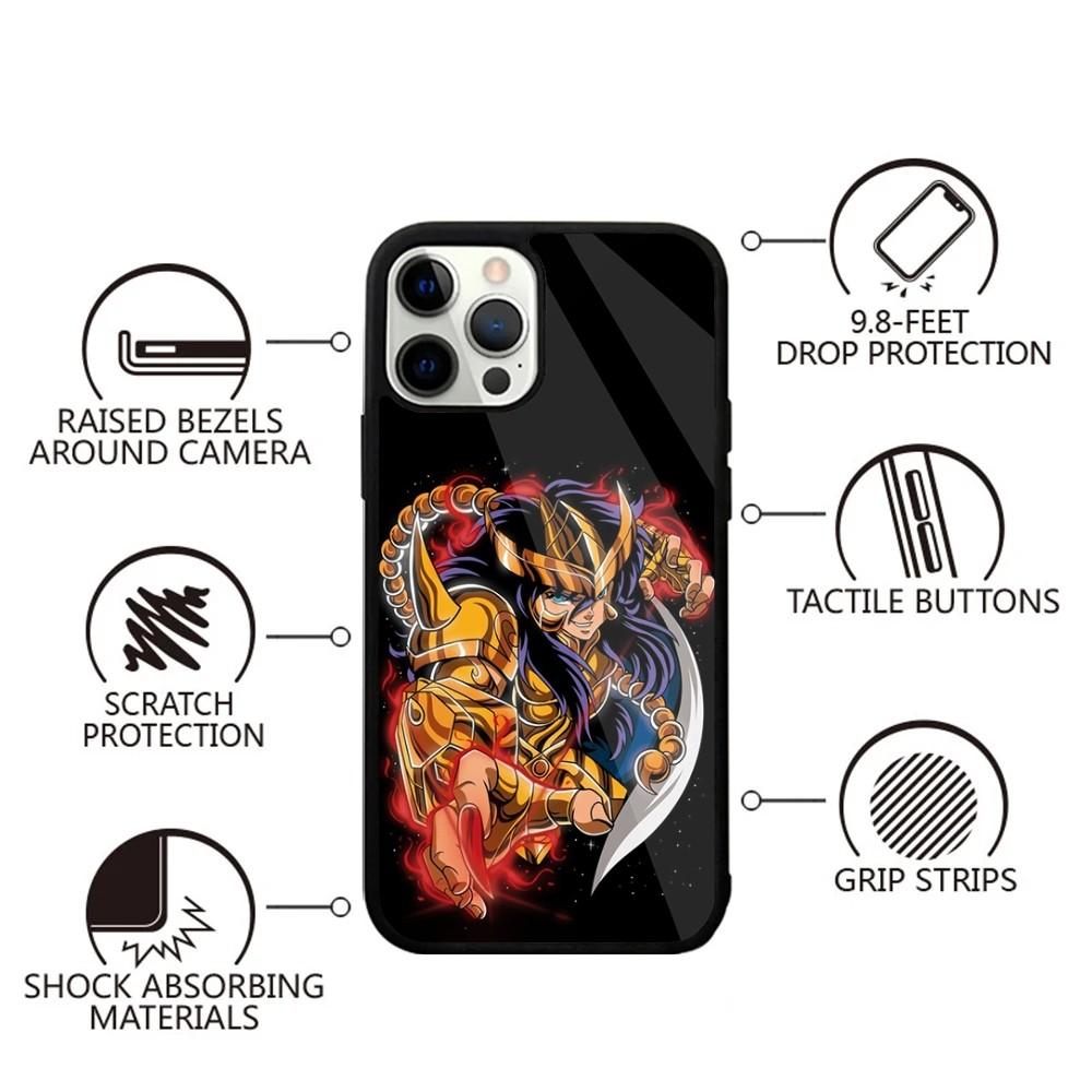 

S-Saint Seiya Knights Zodiac Phone Case For iPhone 16,15,14,13,12,11,Plus,Pro,Max,Mini Magsafe Magnetic Wireless Charging iPhone16