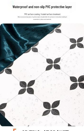 Waterproof Anti-slip Self-adhesive Bathroom & Kitchen Floor Tile Sticker