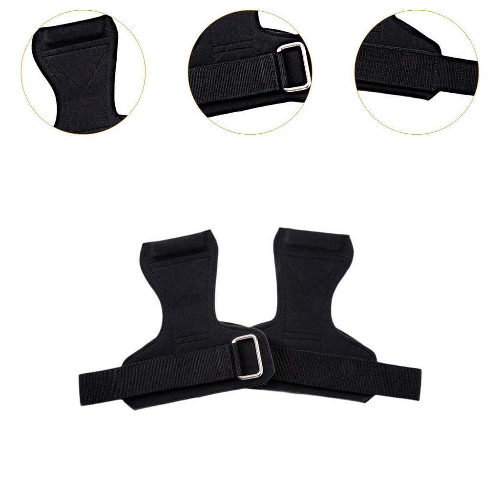 Weight Lifting Gloves Multipurpose Easy to Store Gym Grip Belt Hand Protector for Workout Bodybuilding Weightlifting Gymnastics