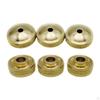 3 Pieces Alto and Tenor Valve Brass Instrument Parts Stable Practical Solid Wear Resistant Gold