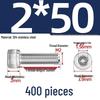 304 Stainless Steel Hex Socket Head Cap Screws, M2-M10, Extended Length