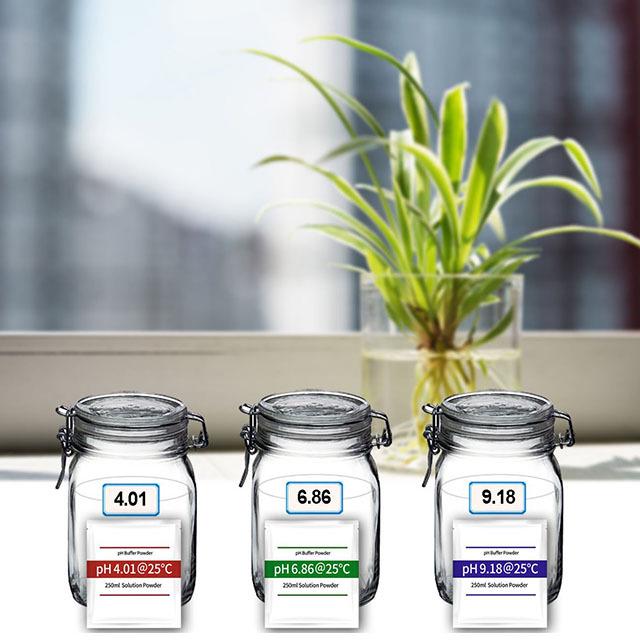 pH Buffer Solution Powder Sachets: 9.18, 6.86, 4.01 Calibration for pH Meters and Electrodes.