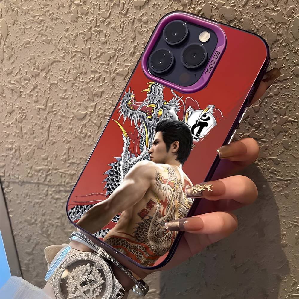 Yakuza 0 Game For iPhone 17,16,15,14,13,12,11,Mini,Pro,E,SE4,XS,MAX Purple Candy Matte Cover iPhoneX