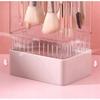 Ecarla Organizer Na Pędzle 12Szt Pojemnik Do Suszenia 22X10,5X8Cm Róż Cb71R
