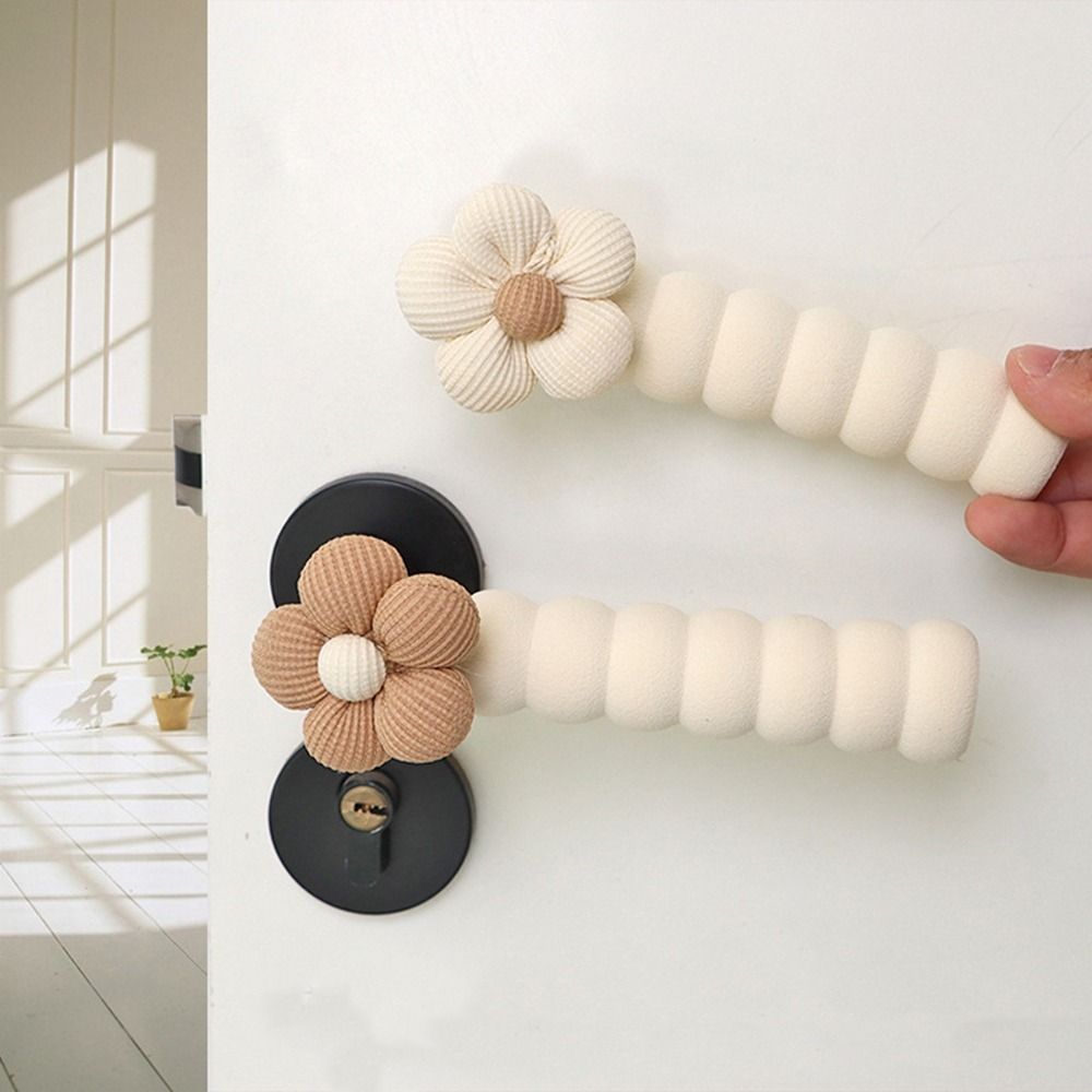 4Pcs Cartoon Door Knob Covers Thickened Doorknob Protective Sheath Cute Doorknob Protector for Home