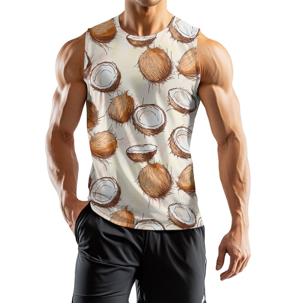 Herren Athleisure Unabhängigkeitstag Bedruckte Ärmellose Weste