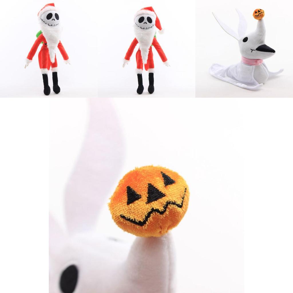 Adorable Nightmare Before Christmas Jack Skellington And Santa Jack Plush Toys