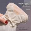 Polyester Fleece Lined Winter Thermal Gloves Waterproof Cold Weather Gloves  For Cycling
