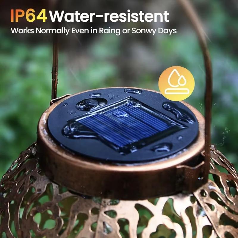 Solar Panel with LED Lantern Light Lid Solar Lights Top Replacement Part for Outdoor Hanging Lanterns DIY Table Lights Decor