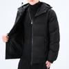 Winter New Trend Feather Rong Padded Jacket Men's Jacket Hooded Padded Jacket Thickened Large Size Men's Jacket