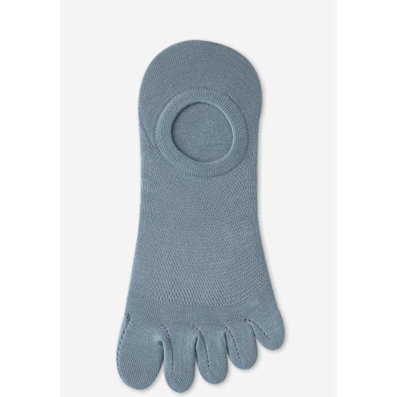 Summer Sweat-absorbing Mesh Five-finger Socks, Anti-pilling Split Toe Socks, Boneless Socks, Boat Socks, Men's Short Socks