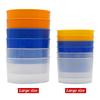 5Pz Tazza di Plastica Mangiatoia per Uccelli Domestici Ciotola Cibo Acqua Pappagallo Ciotola Alimentazione a Sospensione Mangiatoia a Canale Tazza Anti-schizzi Mangiatoia Gabbia Piccioni Forniture