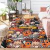 Modern Home Area Rug, Creative Cartoon Anime Character Non-slip Washable Soft Rug for Bedroom Kitchen Living Room-THWTHW
