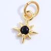 S925 Silver Miniature Zircon Eight-star Shaped Charms Diy Jewelry Making Accessories Earring Necklace Parts Shiny Fitt