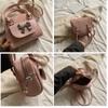 Fashionable Bow Decoration Small Bag for Women Hand Designer Luxury Brand PU Leather Shoulder Bag Lady Solid Color Crossbody Bag