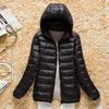 2022 New Korean Loose Hooded Lightweight Down Cotton Jacket for Men & Women. Short Autumn/Winter Coat.