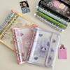Ins PP A5 Binder Cover DIY Double-Buckle Album Book Loose Leaf Small Card Booklet Photo Collect Book