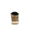 Air Jordan 1 Retro High OG TD Black Gold Baby Sneakers Metallic-Gold Sail FD1413-071