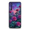 Oil Painting Flowers Pattern Design Case For Realme C67 C63 C55 C53 C35 C25 C21 GT 2 3 5 6 10 11 12 13 Pro Soft TPU Phone Cover