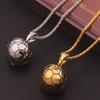 New Style Fashionable Solid Football Model Pendant Necklace - A Football Enthusiast's Accessory and Decoration Item