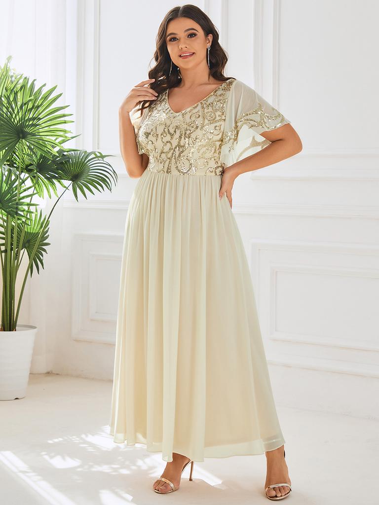 green emerald velvet dress Long Plus-Size Prom Dress cd396c by Ladivine main image 0