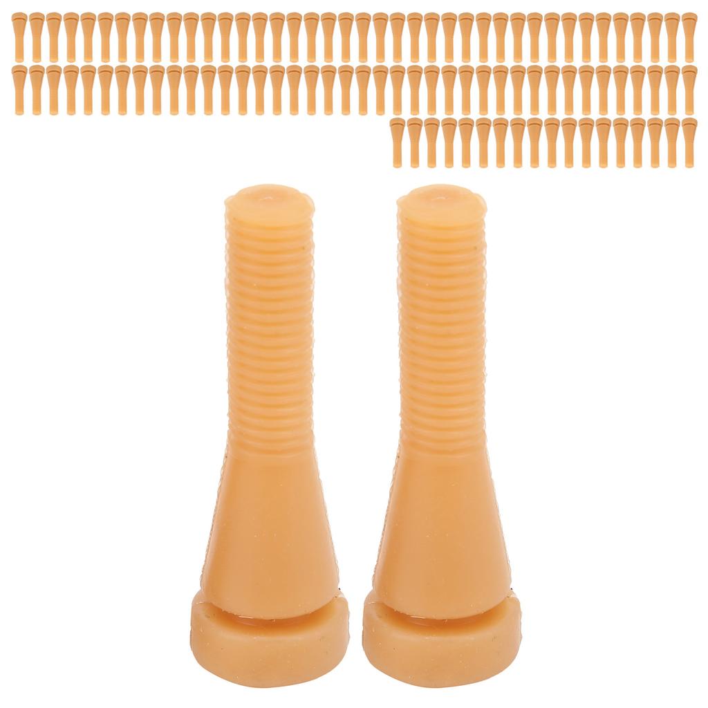 50 Pcs Poultry Plucking Fingers Rubber Hair Removal Stick Plucker for Chicken  