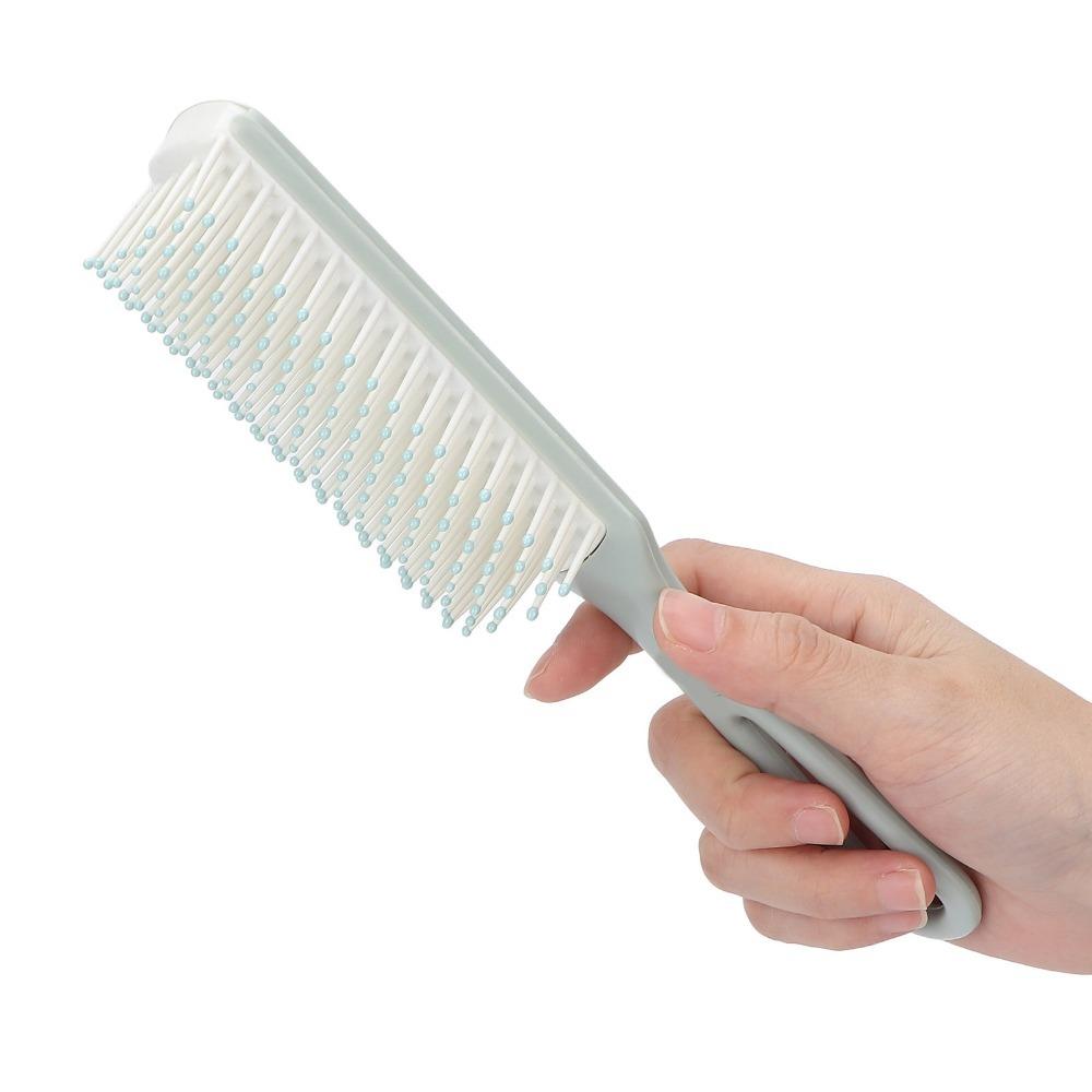 Portable Detangling Hair Brush Vented Design Hair Styling Brush Vented Hair Brush For Travel Use зелёный
