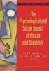 The The Psychological and Social Impact of Illness and Disability Book
