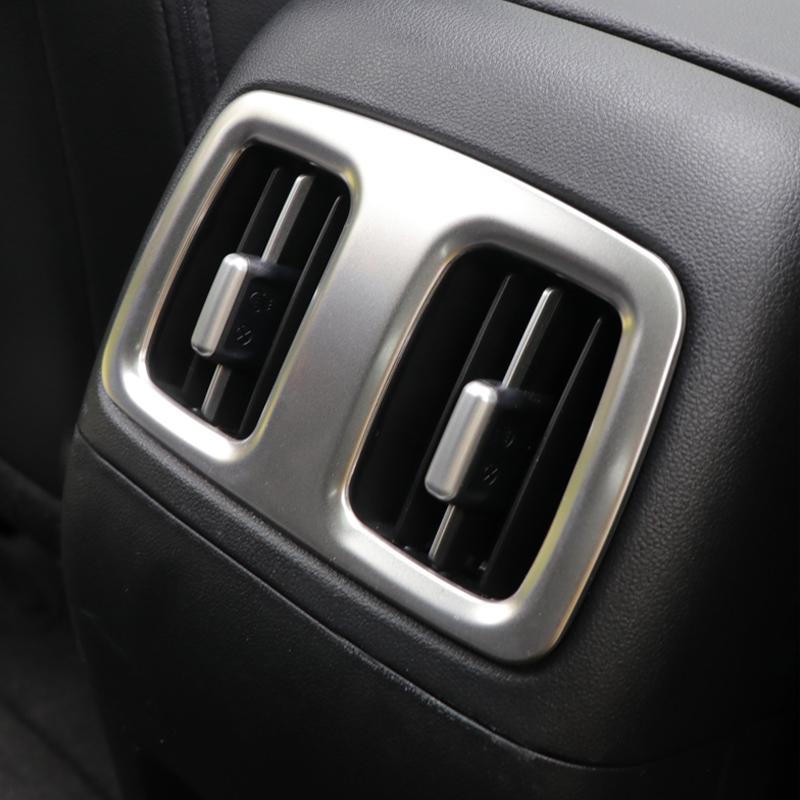 For Hyundai Tucson NX4 2021 2022 2023 N Line Hybrid Car Rear Air Conditioning Vent Outlet Cover Trim Stainless Steel Accessories