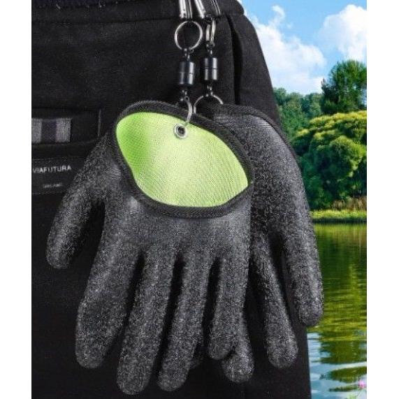 Used Fishing gloves with fish grip and magnetic release