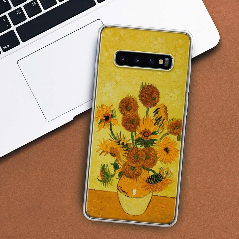 

Чехол для телефона с масляной живописью Ван Гога для Samsung Galaxy M21 M12 M31S M32 M51 M52 Note 20 Ulte 10 Plus 9 8 J4 J6 + J8 M11 F52 F62 Samsung M31