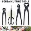 Professional Bonsai Pruning Tools Concave Branch Knob Cutter Root Cutter Trunk Splitter Long Handle Steel Scissors for Trees