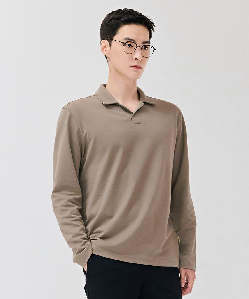 CHASECULT Men'S Open-Neck Collared T-Shirt-Dezk5106B0X