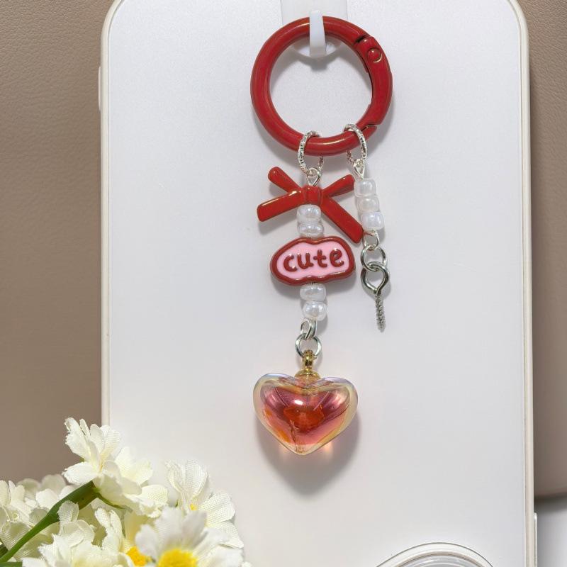 Original Pop Mart Bubble Bean Pyjama Herz Tidelope Anhänger Handy Lanyard