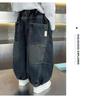 Korean Style Kids' Jeans 2025 - Stylish, Loose-Fit, Casual, Long Pants for Spring & Autumn