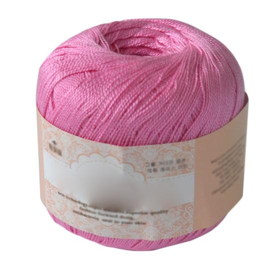 Filato di cotone mercerizzato per ricamo, uncinetto, maglieria, pizzo, gioielli