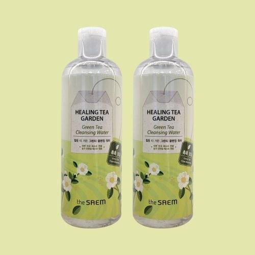 The Saem Healing Tea Garden Green Tea Cleansing Water 400mlx2