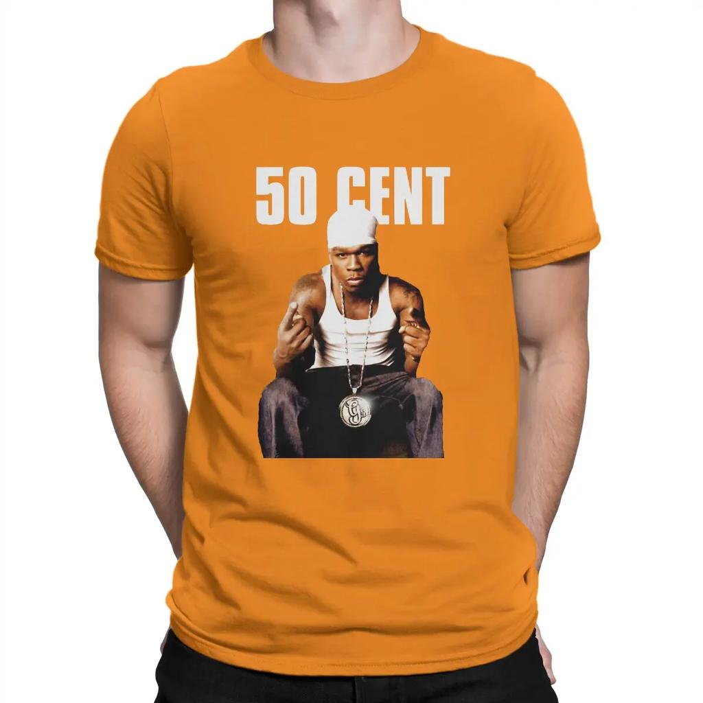 50 Cent Man TShirt Popular American Rap Singer Fashion T Shirt Graphic Streetwear Hipster