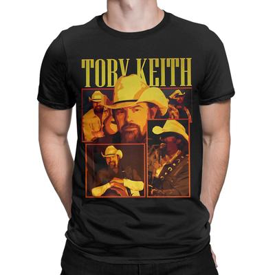 Toby Keith Covel Rural Music Classic Novelty Graphic 100% Cotton T-Shirt Tees Tops For Men