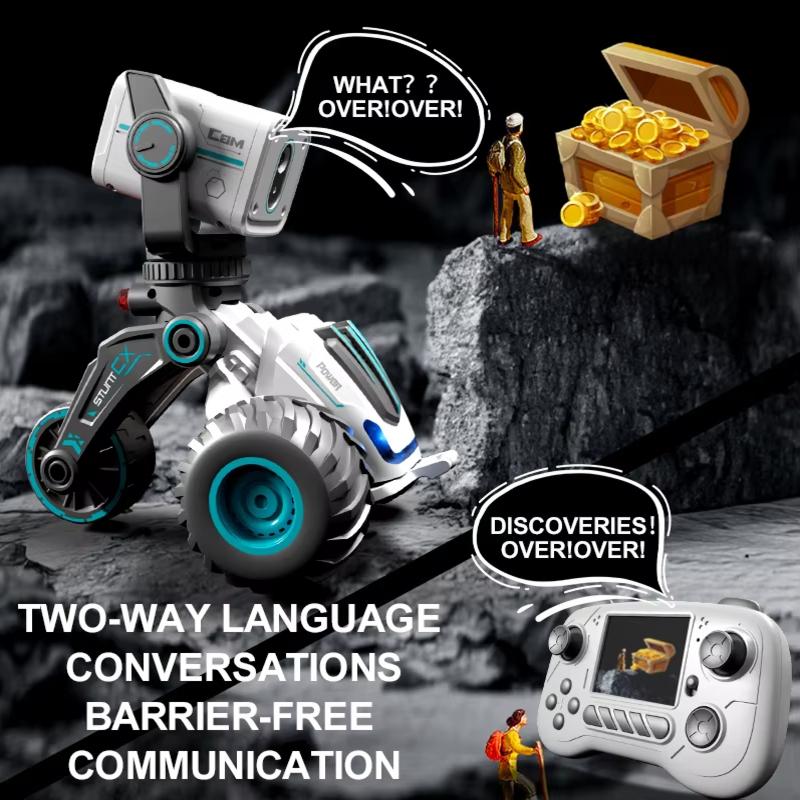 Nowy samochód zdalnie sterowany z wyświetlaczem, może robić zdjęcia i filmy, Fpv High Definition 720p Zdalny dialog Inteligentny pojazd terenowy