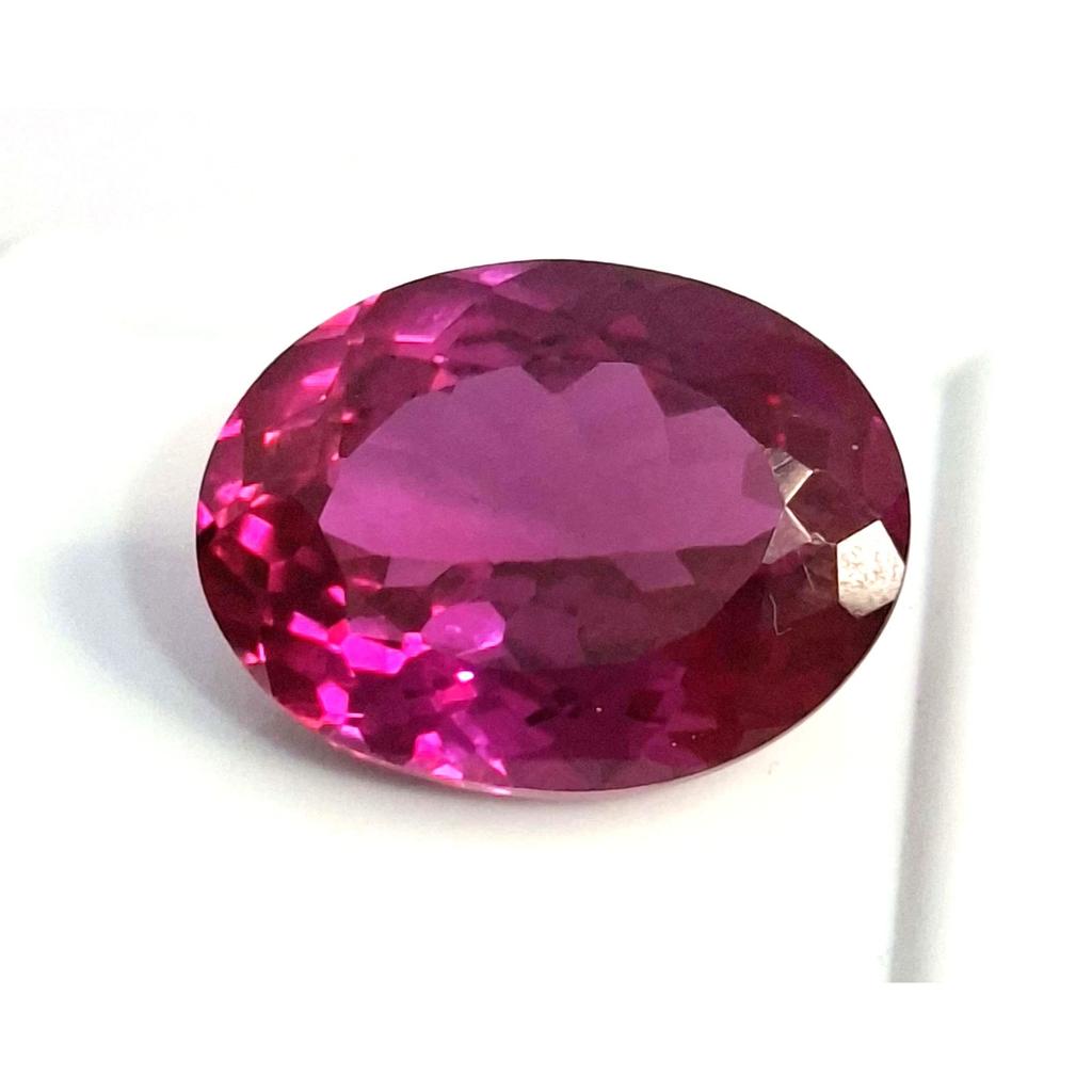 Natural Pink Rhodolite Garnet 14-16 Ct Oval Cut Certified Fabulous Gemstone
