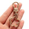 1Pcs Flower Spring Buckle Cute Keychain Purse Bag Charm Pendant Accessories For Women Purse Bag Decoration